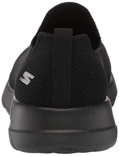Skechers Men's Go Walk Max-Athletic Air Mesh Slip on Walkking Shoe Sneaker,Black/Black/Black,10.5 M US