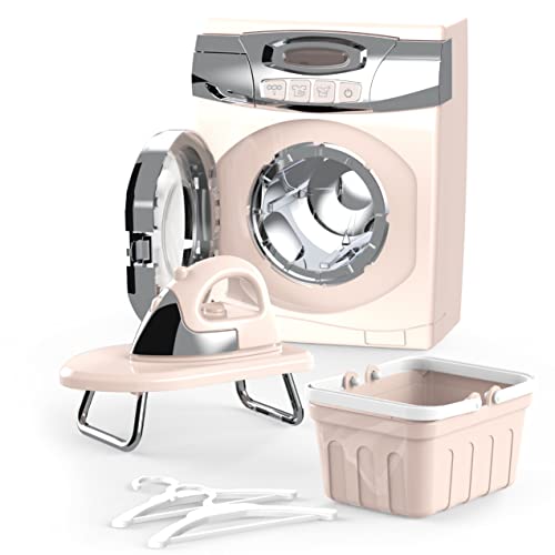 Toy Washing Machine Laundry Playset for Kids