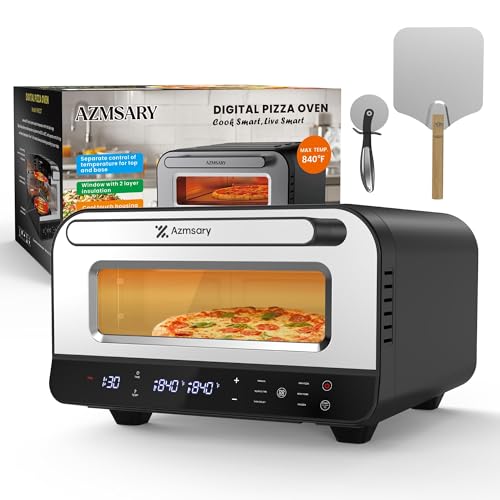 Indoor Pizza Oven 12 Inch, 5-in-1 Multifunctional