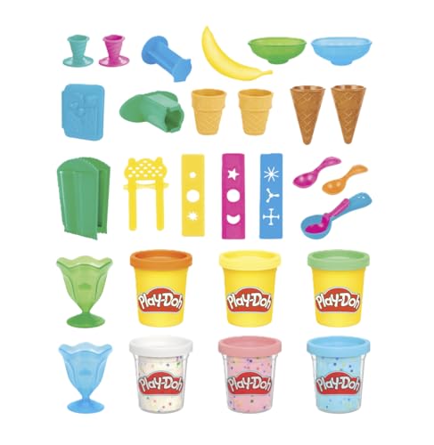 Play Doh Kitchen Creations Ice Cream Party Playset