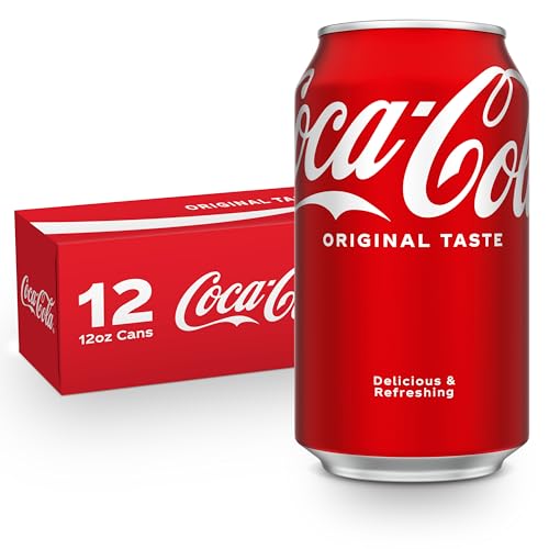 12 Pack Coca-Cola Classic Cola Soda Cans (OU)