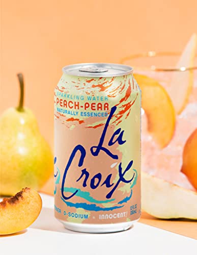 LaCroix Sparkling Water, Peach-Pear, 12 Fl Oz (pack of 8)