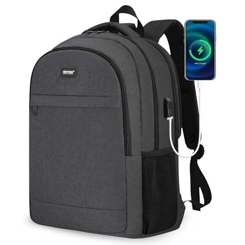 17-Inch Anti-Theft USB Charging Laptop Backpack