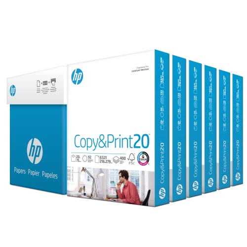 6 Ream HP Papers 8.5x11 Copy Printer Paper