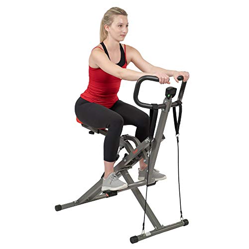 Sunny Health & Fitness Row-N-Ride Squat Machine