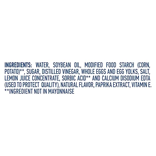 Hellmann's Light Mayonnaise Light Mayo 3 Count For a Creamy Condiment for Sandwiches and Simple Meals 60% Less Fat and Calories than Regular Mayonnaise 30 oz