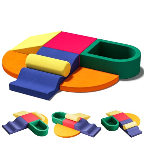 7 Piece Foam Toddler Climbing Blocks Indoor Set