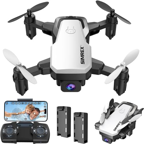 2 Battery Foldable RC Drone with Camera