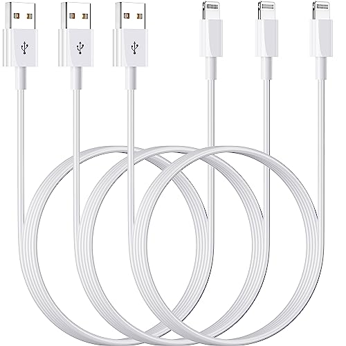 3 Pack iPhone Charger Cable MFi Certified 3FT