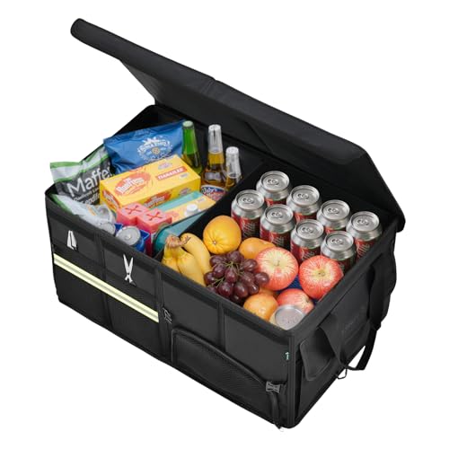 Collapsible Waterproof Car Trunk Organizer with Shoe Storage