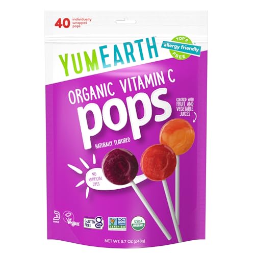 40 Count YumEarth Organic Vitamin C Lollipops