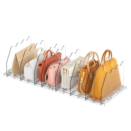 2 Pack Purse Shelf Dividers Closet Organizer