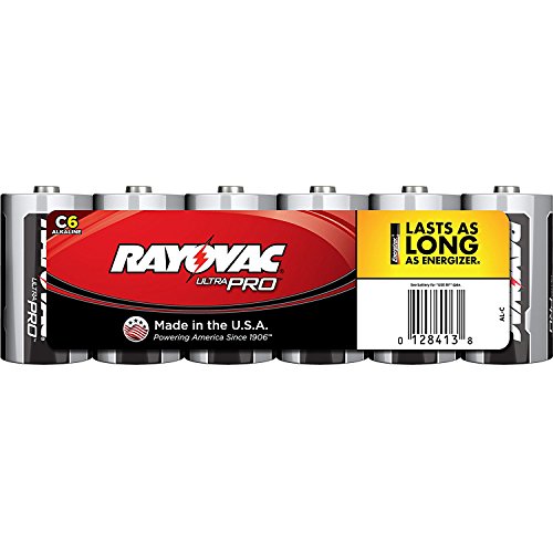 6 Pack Rayovac Ultra Pro C Alkaline Batteries