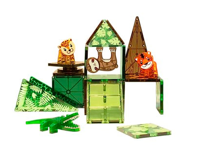 MAGNA-TILES Jungle Animals 25-Piece Set