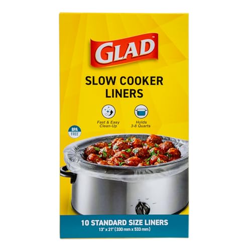 10 Count Glad Slow Cooker Crockpot Liners