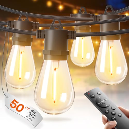 50FT LED Shatterproof Outdoor String Lights