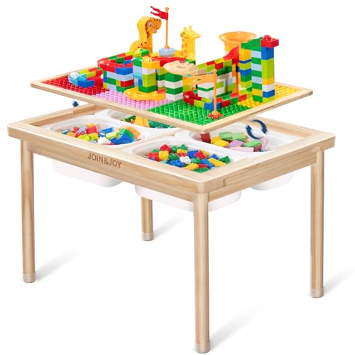 Kids Activity Table Compatible with Lego Duplo Bricks