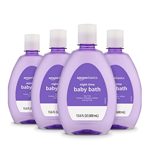 4 Pack Hypoallergenic Night-Time Baby Calming Bath 13.6oz