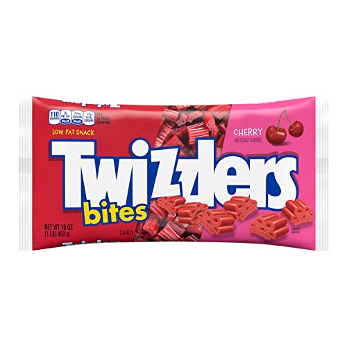 16 oz Twizzlers Cherry Licorice Bites Candy Bag