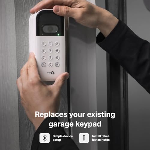 myQ Smart Garage Door Keypad with Camera