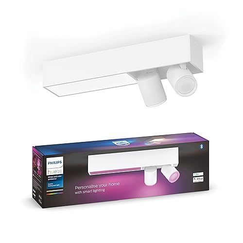 Philips Hue Smart Color LED Ceiling Light with Spotlights