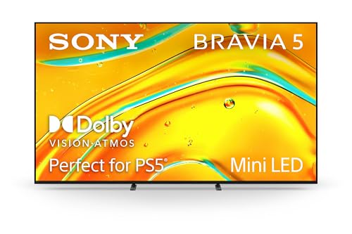 Sony 85-Inch BRAVIA 5 Mini LED 4K HDR TV