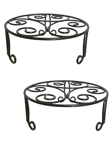 2 Pack Heavy Duty Metal Plant Stands