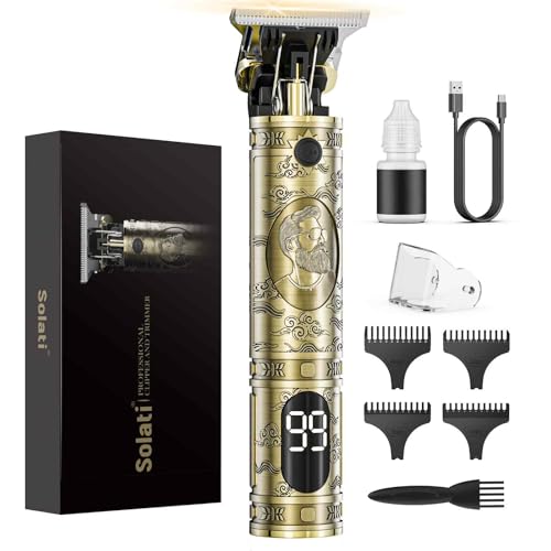 Cordless LCD Beard Trimmer and Hair Clipper