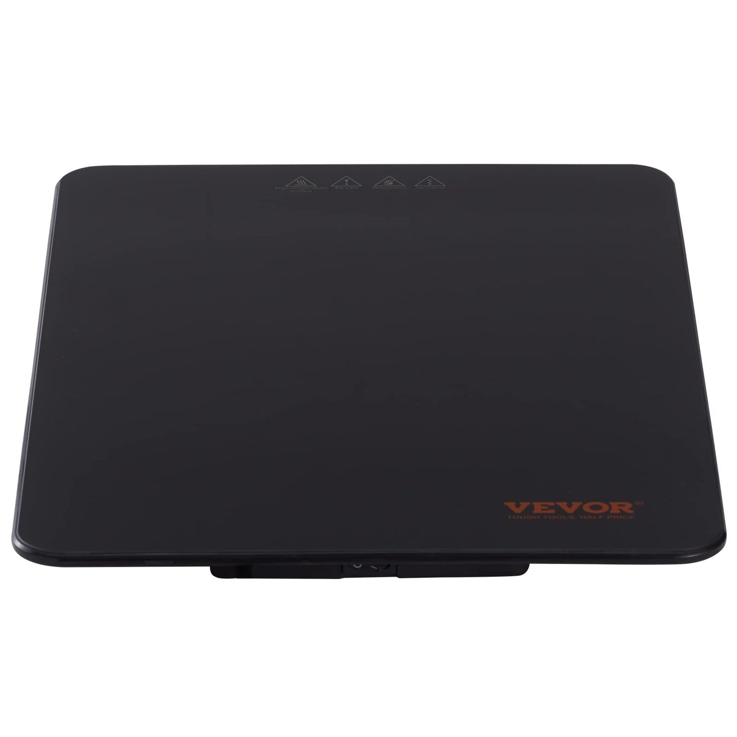 VEVOR Electric Warming Tray, Food Warming Trays for Buffet, Fast Heating Warming Trays, Portable Tempered Glass Heating Tray, ETL, 16.5" x 11"