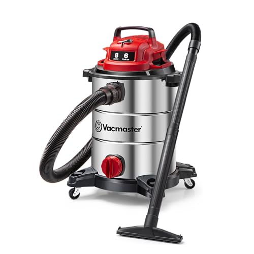 8 Gallon Stainless Steel Wet Dry Vacuum Cleaner