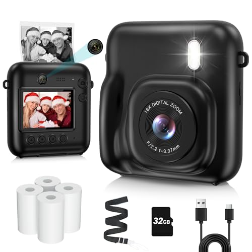 Kids 48MP Dual-Lens Digital Camera with Print