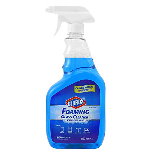 Clorox Foaming Streak-Free Glass Cleaner Spray 32 Ounce