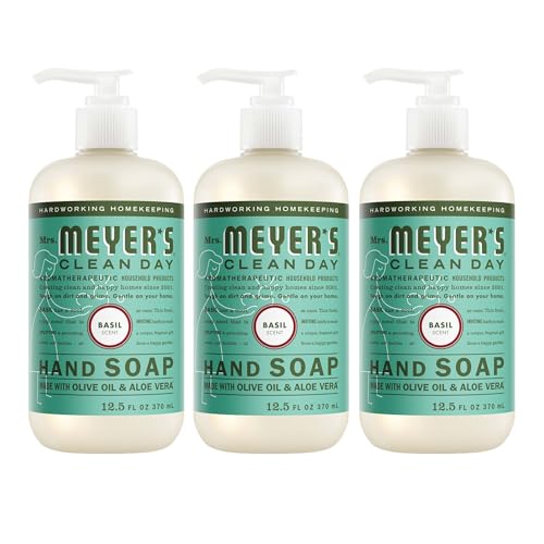 3 Pack Mrs. Meyer’s Basil Liquid Hand Soap