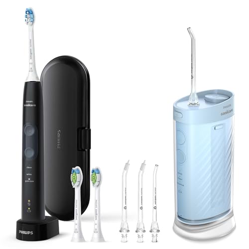 Philips Sonicare Rechargeable Toothbrush and Compact Flosser Bundle