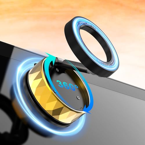 MagSafe Magnetic Car Phone Holder with Suction Cup