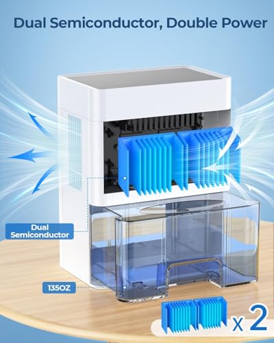 AMEIFU Quiet Dehumidifier for Home & RV