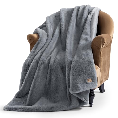 UGG Oversized Faux Fur Throw Blanket