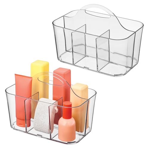 2 Pack iDesign 4-Section Storage Caddy Organizer