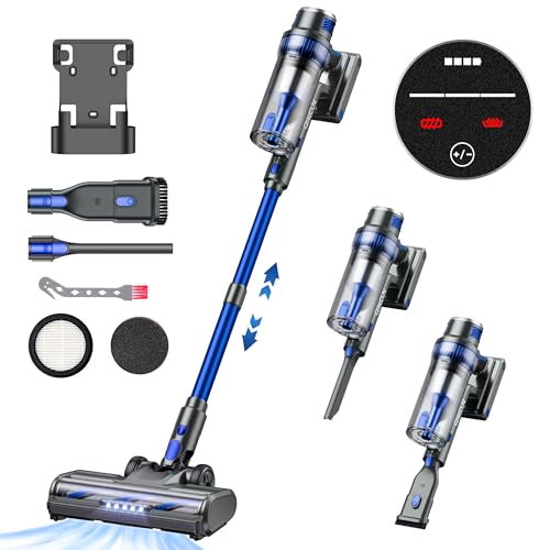 Cordless Stick Vacuum Cleaner, 250W 30Kpa, 40min Runtime