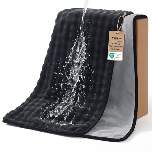 Bedsure Soft Waterproof Bubble Throw Blanket