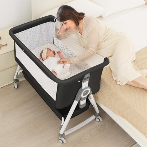 OHFLY 4-in-1 Adjustable Baby Bassinet Sleeper