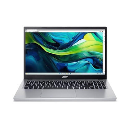 Acer Aspire Go 15 Slim Laptop | 15.6" Full HD IPS 1080P Display | Intel Core i3-N305| Intel UHD Graphics | 8GB LPDDR5 | 128GB HD | Wi-Fi 6 | AI PC | Windows 11 Home in S Mode | AG15-31P-3947