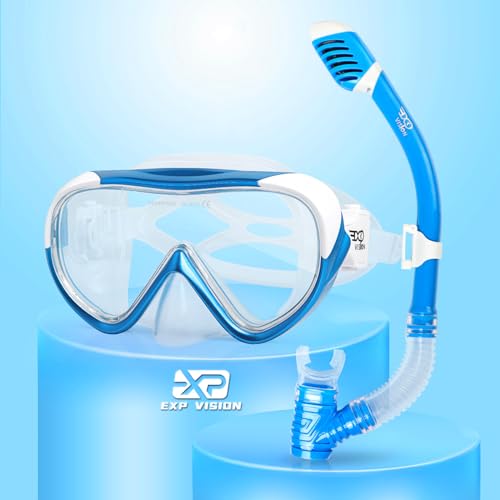 Kids Anti-Fog Snorkel Mask and Dry Snorkel Set