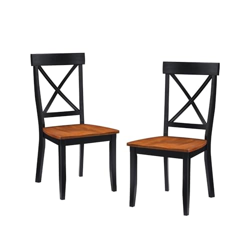 2 Pack Mission Style Wooden Dining Chairs