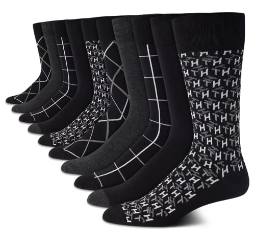 10 Pack Tommy Hilfiger Men's Dress Crew Socks