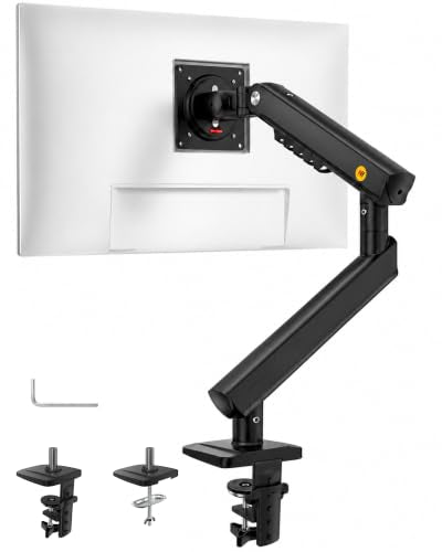 Mechanical Spring Single Monitor Desk Mount 32-Inch