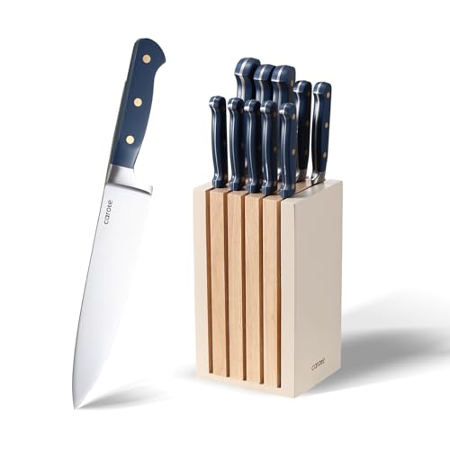 11 Piece Kitchen Knife Set with Magnetic Block