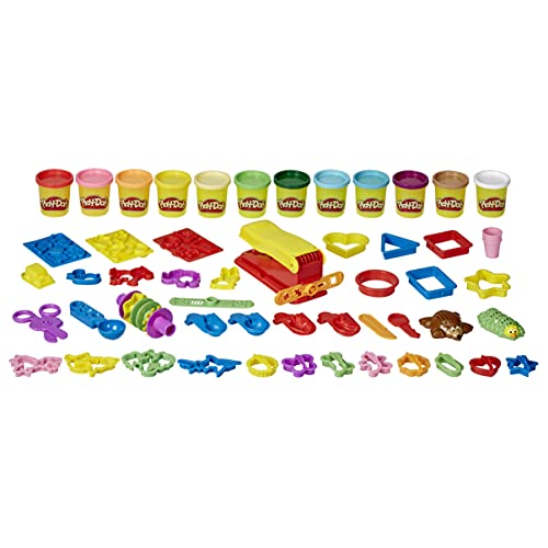 47 Piece Play-Doh Fun Factory Set for Kids