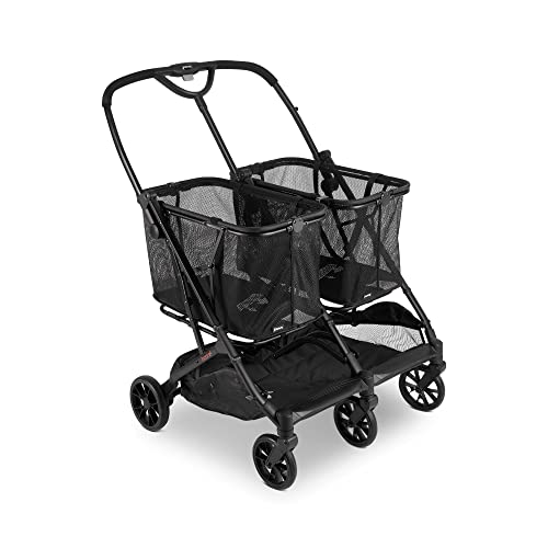 Joovy Boot X2 Folding Shopping Cart with Totes