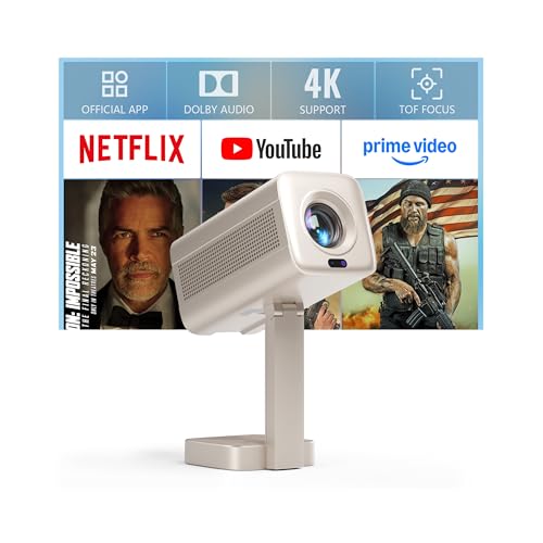 VOPLLS 1080p WiFi Bluetooth Smart Mini Projector